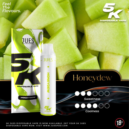 Jues 5000 Puffs กลิ่น Honeydew